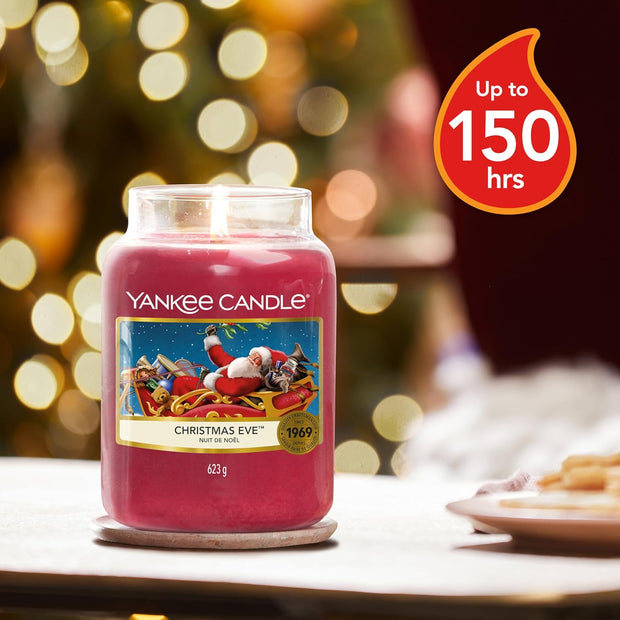 Yankee Candle Original Christmas Eve Large 623g Jar Up to 150 Hours - DMTIFY Store