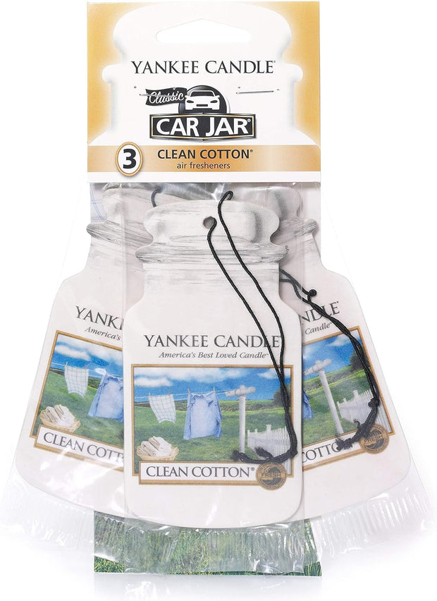 YANKEE CANDLE Hanging Cardboard Car Jar Air Freshener 3 in 1 - DMTIFY Store