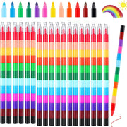 Vibrant Crayon Set - 6 Pieces in a Pack, 12Colours Each: Perfect for Kids' Birthday Parties, Rewards, and Goodie Bags - DMTIFY Store