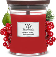 WoodWick Scented Candle, Vanilla Bean Medium Hourglass with Crackling Wick, Burn Time Up to 60 Hours 9.9 x 9.9 x 11.4 cm