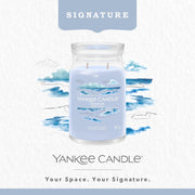 Yankee Candle Signature Scented Candle | Wild Orchid, Ocean Air Large Jar Large Jar Candle with Double Wicks | Soy Wax Blend Long Burning Candle | Perfect Gifts for Women, Long Lasting, Soy Wax Candle