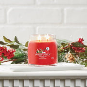 Yankee Candle Signature Scented Candle Iced Berry Lemonade, Holiday Cheer, Christmas Eve, Red Raspberry, Wild Orchid, Tropical Breeze, Mango Ice Cream and Ocean Air Medium Jar Candle 368g with Double Wicks, Soy Wax Blend Long Burning Candle, Perfect Gifts