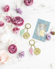 Friendship & Love Key Chain Collection – Elegant Metal Gifts in Gold Embossed Boxes