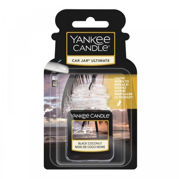 Yankee Candle Car Air Freshener, Car Jar Ultimate, Neutralises Odours, 1 Count. Up to 4 Weeks. Car Diffusers, Car Interior Accessories, Compactible with All Cars. True To Life Fragrances Pink Sands, Clean Cotton, Red Raspberry, Vanilla Cupcake