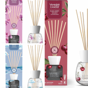 Yankee Candle Signature Reed Diffuser – Black Cherry, Wild Orchid, Ocean Air | Long-Lasting Fragrance | 100ml Aroma Diffuser for Home & Office | Up to 10 Weeks of Scent | Perfect Gift