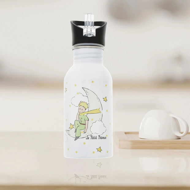 Le Petit Prince Straw Water Bottle Collection – Moon, Planet, and Classic Gift Designs Drinkware (BPA-Free Kids Bottles)