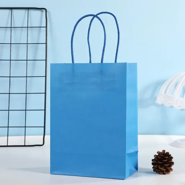 Rainbow Rendezvous Paper Gift Bags: 10PCS Assorted Colour Gift Paper Bags - DMTIFY Store