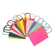 Rainbow Rendezvous Paper Gift Bags: 10PCS Assorted Colour Gift Paper Bags - DMTIFY Store