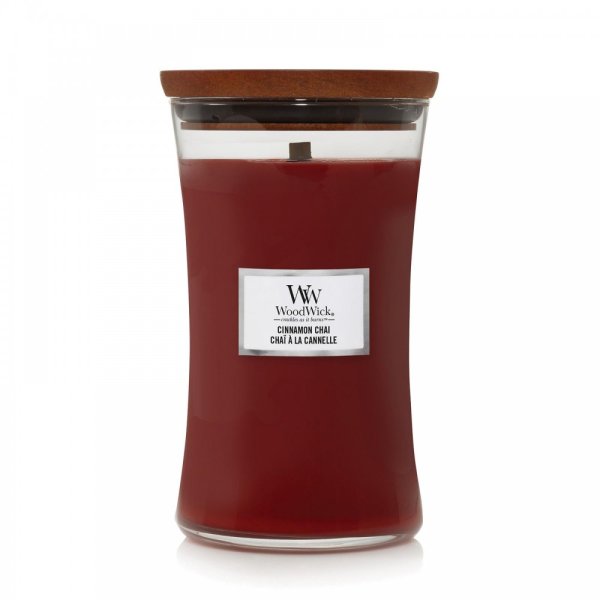 WoodWick Large Hourglass Scented Candle 610g with Crackling Wick | Burn Time: Up to 130 Hours