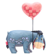 Eeyore with Butterfly Mini Figurine - Lavender Bliss Edition, Hand-Painted Cast Stone Collectible with Gift Box, 7cm Artistic Display Piece - DMTIFY