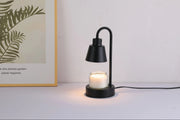 Electric Candle Warmer Lamp with Timer & Dimmer in Metal Base Aroma Lamp (UK Plug, 2 Bulbs Included)