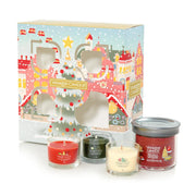 Holiday Scented Candle Gift & Festive Set – Includes 1 x Big Apple Christmas Small Tumbler And 3 Votives Sets