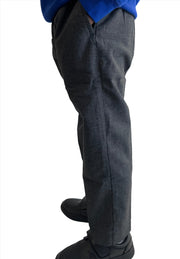 Smart Style: Essential Grey School Trousers for Boys - DMTIFY Store