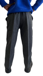 Smart Style: Essential Grey School Trousers for Boys - DMTIFY Store