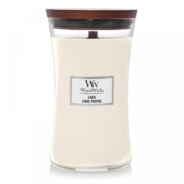 WoodWick Large Hourglass Scented Candle 610g with Crackling Wick | Burn Time: Up to 130 Hours