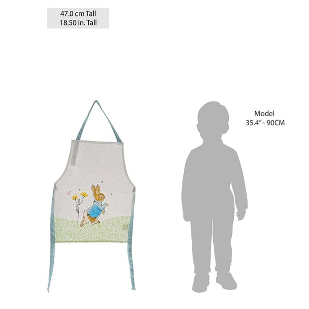 Flopsy & Peter Rabbit Children’s Apron – Easy-Clean, Ages 2–4 - DMTIFY