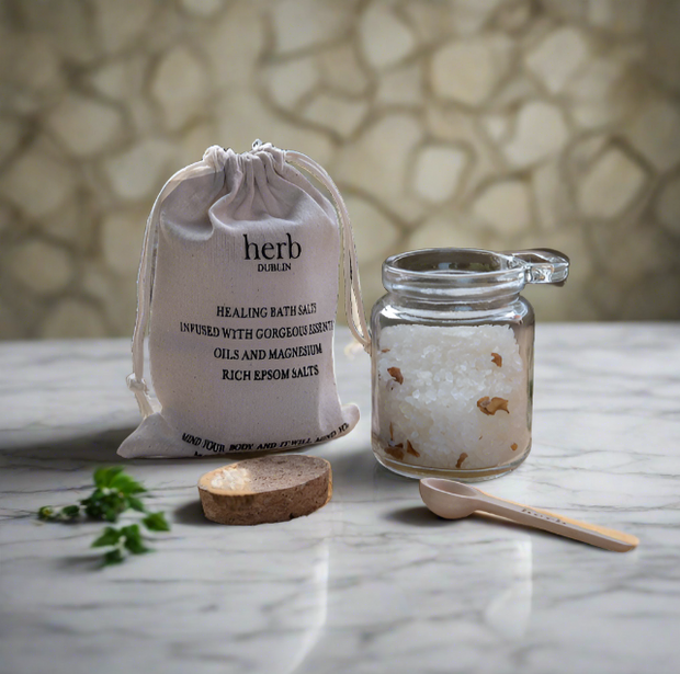 Bath salts Peppermint And Eucalyptus Jar - DMTIFY Store