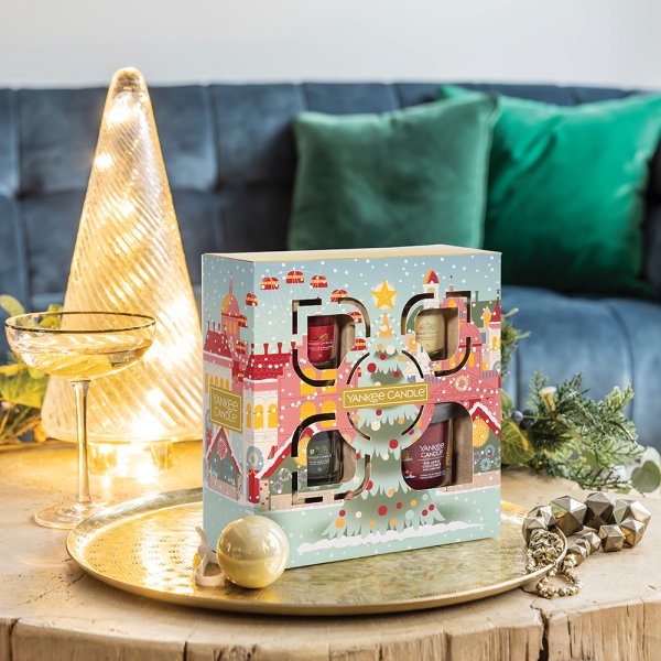Small Tumbler and 3 Filled Votive Gift Set
