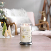 Yankee Candle Signature Large Scented Tumbler Collection: White Spruce & Grapefruit, Sparkling Cinnamon, Letters to Santa, Sparkling Winterberry – 4 Holiday-Inspired Fragrances