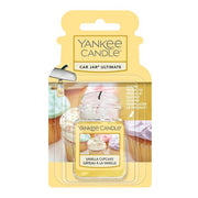 Yankee Candle Car Air Freshener, Car Jar Ultimate, Neutralises Odours, 1 Count. Up to 4 Weeks. Car Diffusers, Car Interior Accessories, Compactible with All Cars. True To Life Fragrances Pink Sands, Clean Cotton, Red Raspberry, Vanilla Cupcake