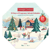 Yankee Candle 24 Days of Fragrance Advent Calendar with winter scene illustration