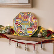 Yankee Candle - Advent Calendar Advent Wreath 2024 Christmas | 24 Tea Lights | 1 Tea Light Holder | Passport to the Holidays - DMTIFY