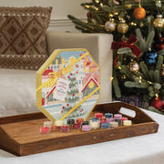 Yankee Candle - Advent Calendar Advent Wreath 2024 Christmas | 24 Tea Lights | 1 Tea Light Holder | Passport to the Holidays - DMTIFY
