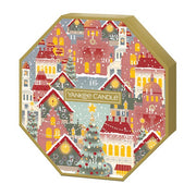 Yankee Candle - Advent Calendar Advent Wreath 2024 Christmas | 24 Tea Lights | 1 Tea Light Holder | Passport to the Holidays - DMTIFY