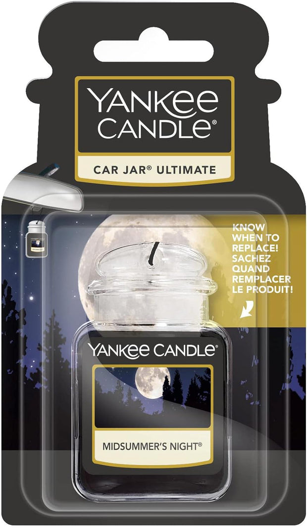 Yankee Candle Car Jar Ultimate Air Freshener, 1 Count. Up to 4 Weeks. - DMTIFY Store