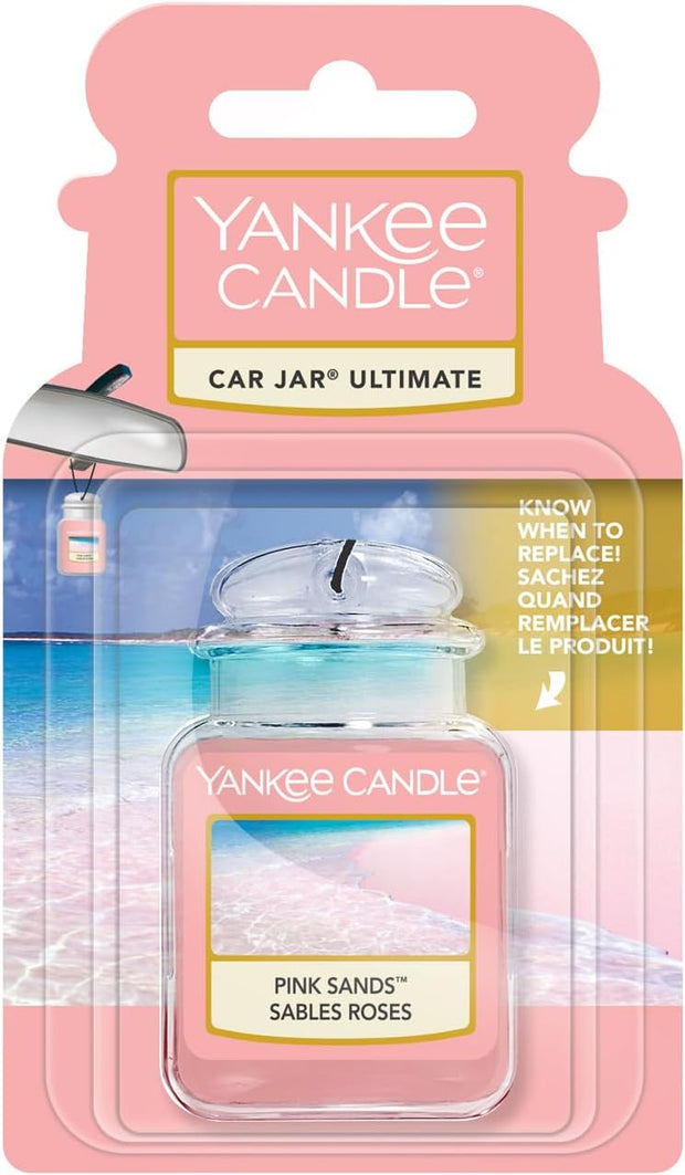 Yankee Candle Car Jar Ultimate Air Freshener, 1 Count. Up to 4 Weeks. - DMTIFY Store