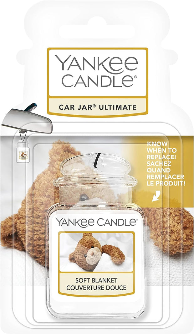 Yankee Candle Car Jar Ultimate Air Freshener, 1 Count. Up to 4 Weeks. - DMTIFY Store