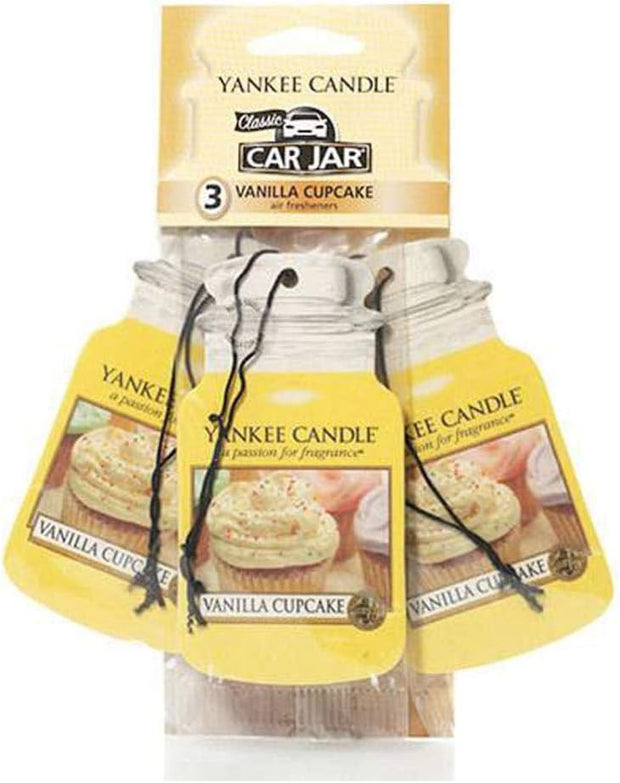 YANKEE CANDLE Hanging Cardboard Car Jar Air Freshener 3 in 1 - DMTIFY Store