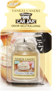 Yankee Candle Car Jar Ultimate Air Freshener, 1 Count. Up to 4 Weeks. - DMTIFY Store