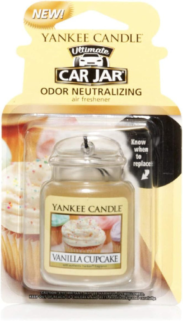 Yankee Candle Car Jar Ultimate Air Freshener, 1 Count. Up to 4 Weeks. - DMTIFY Store